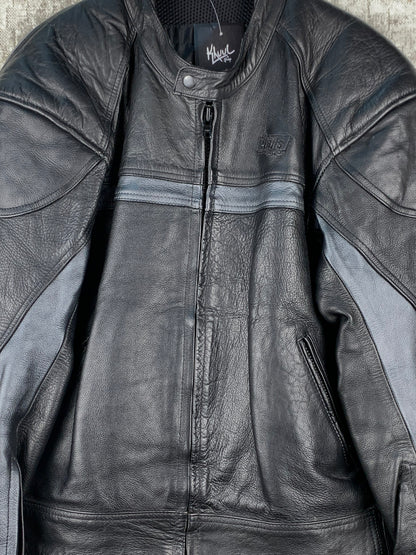 Men's Vintage Black Genuine Leather Jacket