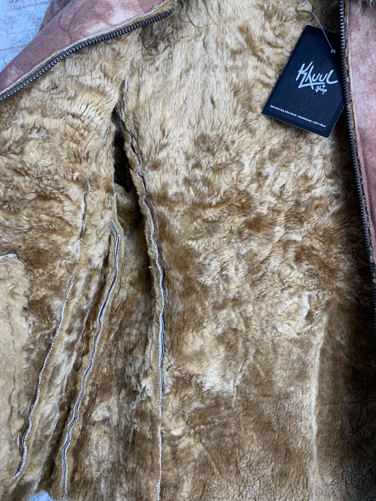 Broadway Y2K Faux Shearling Afghan Jacket