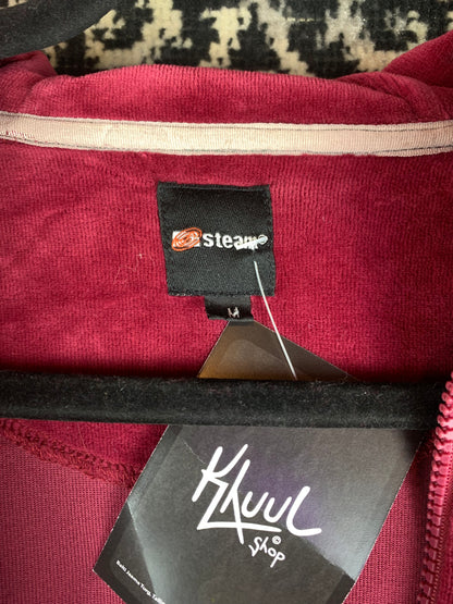 Women's Vintage Velvet Zip Hoodie