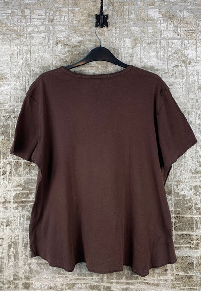 Womens Y2K Paisley Patchwork Top