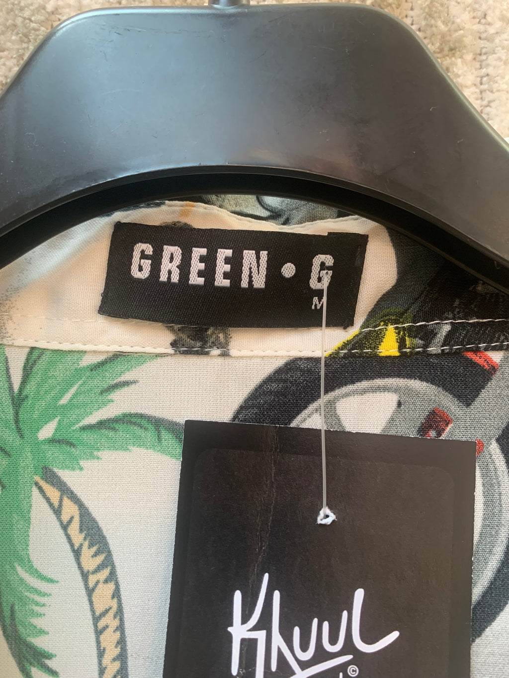 Green G Route 66 Motorcycle Hawaiian Shirt
