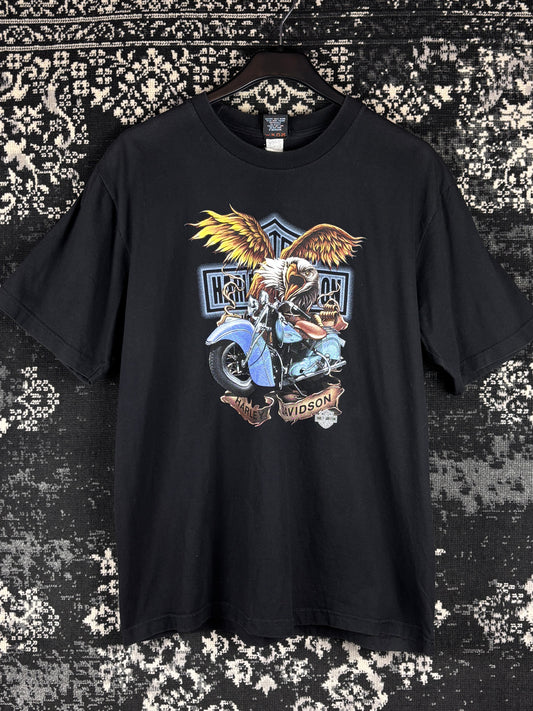Harley Davidson Eagle Graphic Vintage T-Shirt