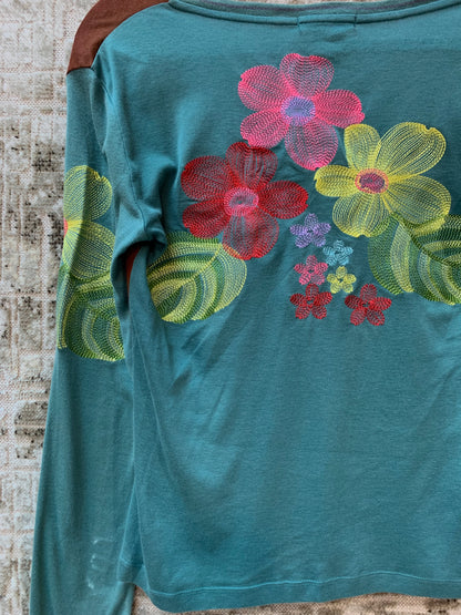 Custo Barcelona Y2K Graphic Long Sleeve Top
