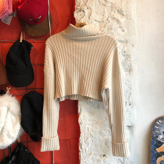 Turtleneck Cropped  Sweater