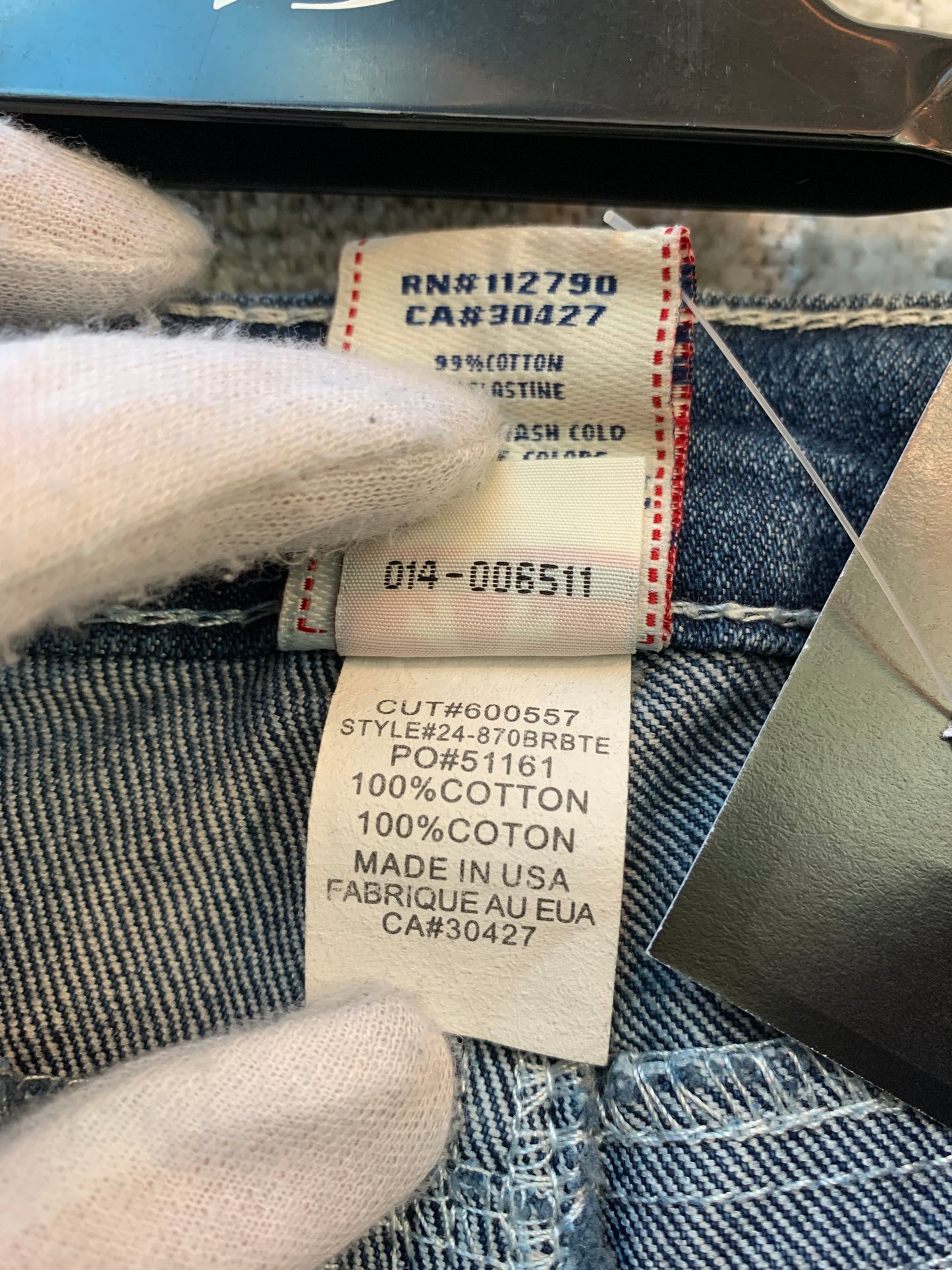 True Religion Straight Leg Jeans