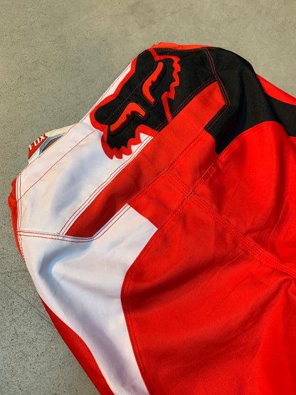 Women's Red, Black & White FOX Racing Pants