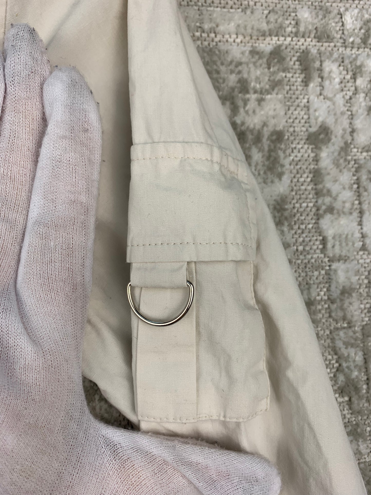 Women's Y2K White Zip Up Bomber Jacket