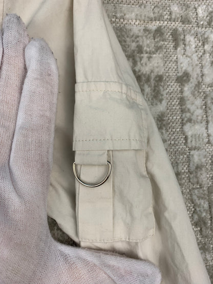 Women's Y2K White Zip Up Bomber Jacket