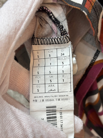 Promod Y2K Retro Geometric Sleeveless Dress