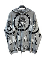Dreamcatcher Knit Zip Hooded Cardigan