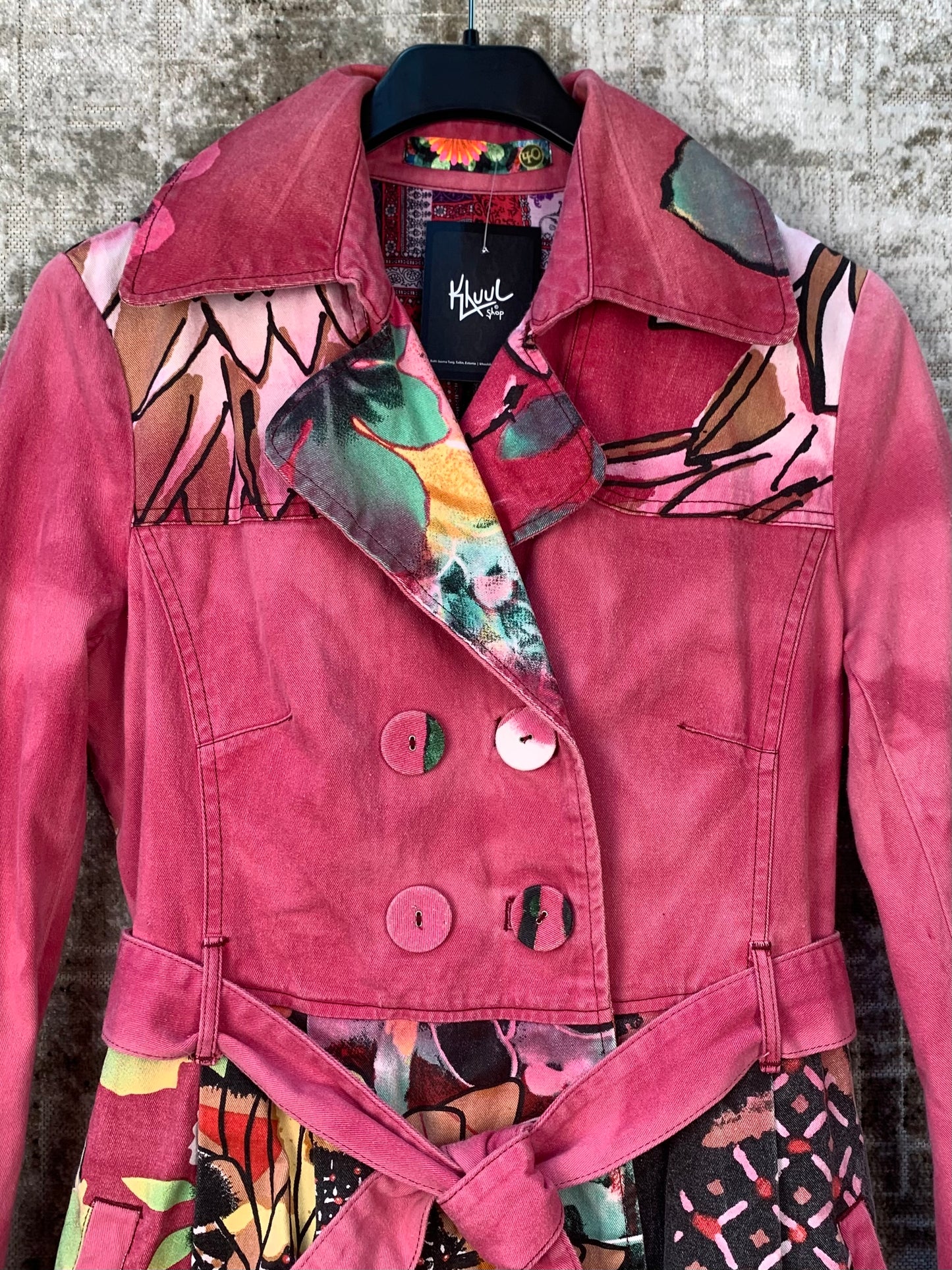 Women's Y2K Pink Desigual Coat