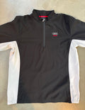 Audi Motorsport Black White Zip Shirt