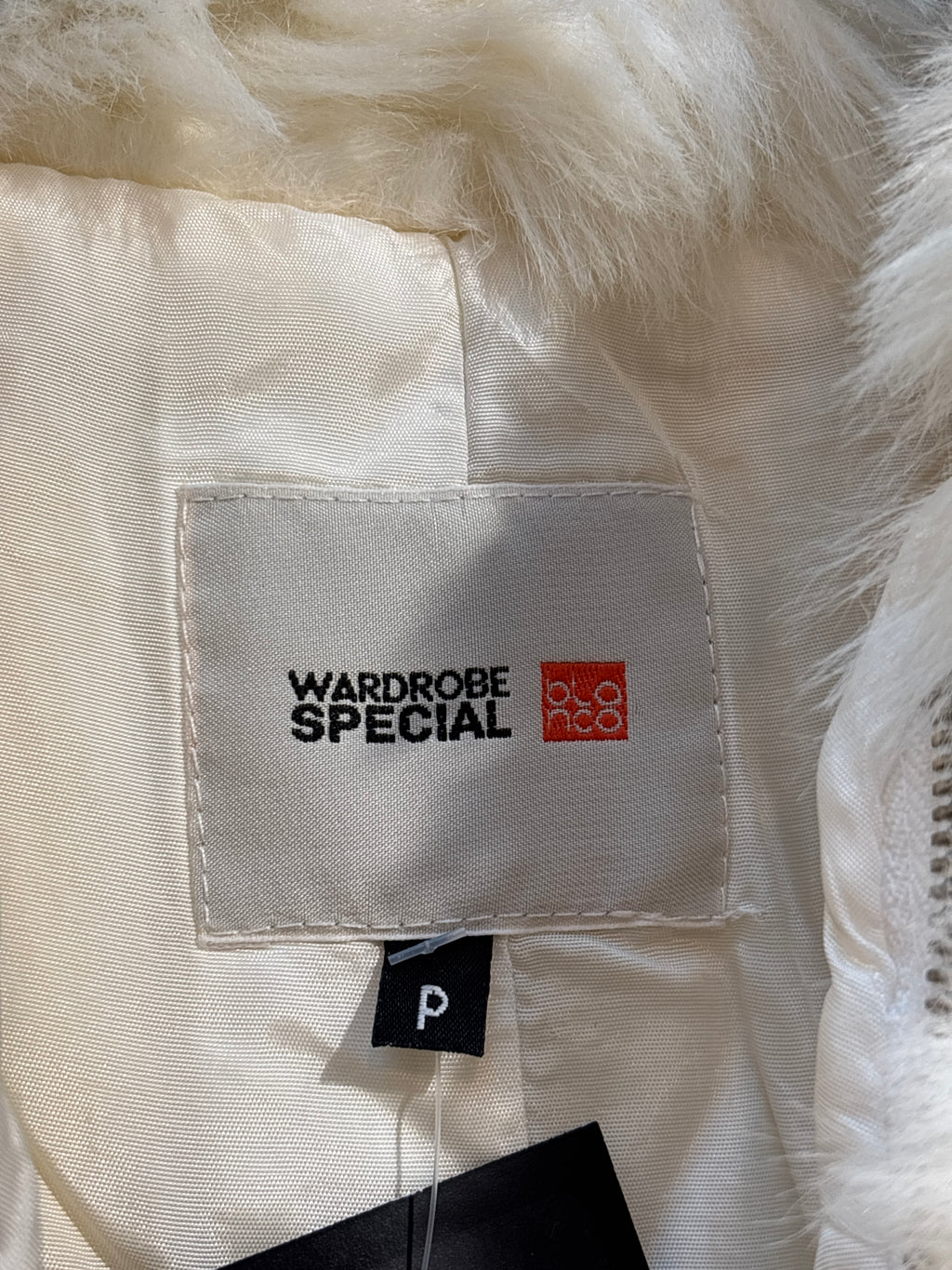 Blanco Y2K Faux Fur Cropped Jacket