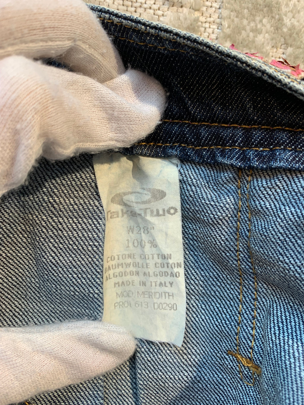 Take Two Y2K Zipper Denim Mini Skirt