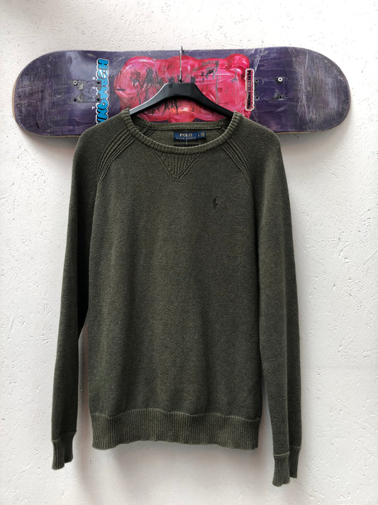 Polo Ralph Lauren Olive Green Crewneck Sweater