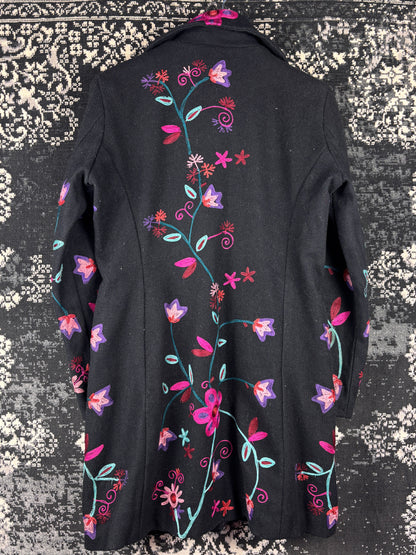 Women’s Vintage Black Wool Coat