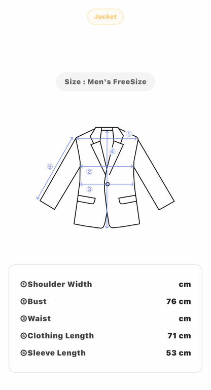 Men's Vintage Acid Wash Blue Denim Jacket