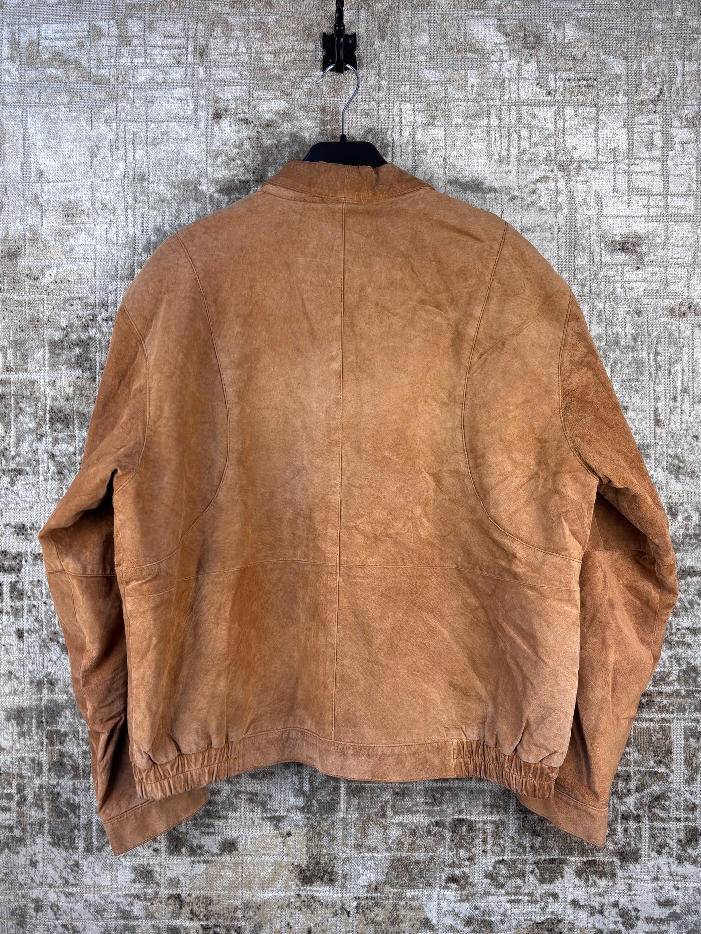 Men's Vintage Jofama Brown Suede Leather Jacket