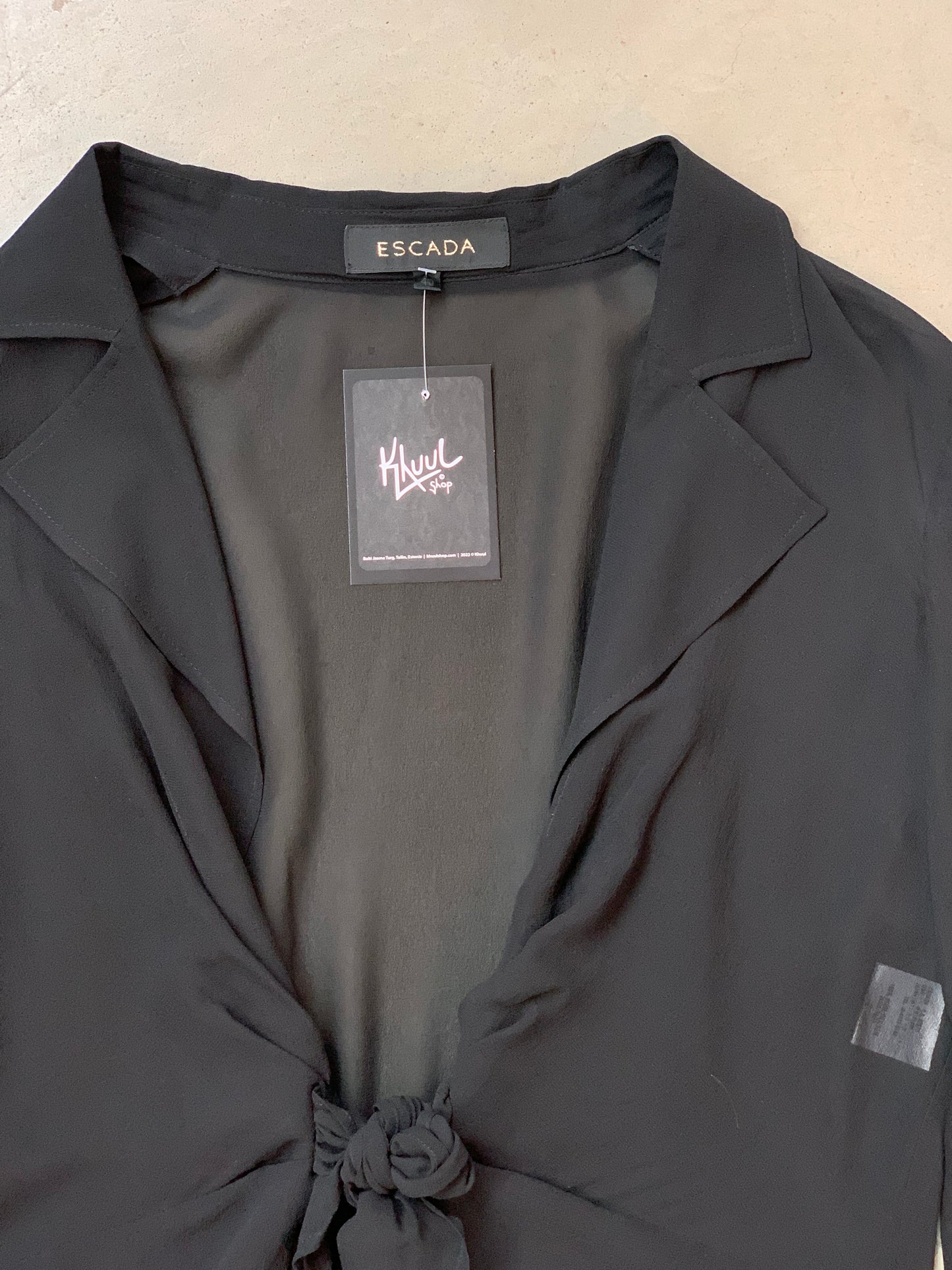 Womens Black Mesh Cardigan