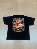 "Rock Bang" Black Graphic T-shirt