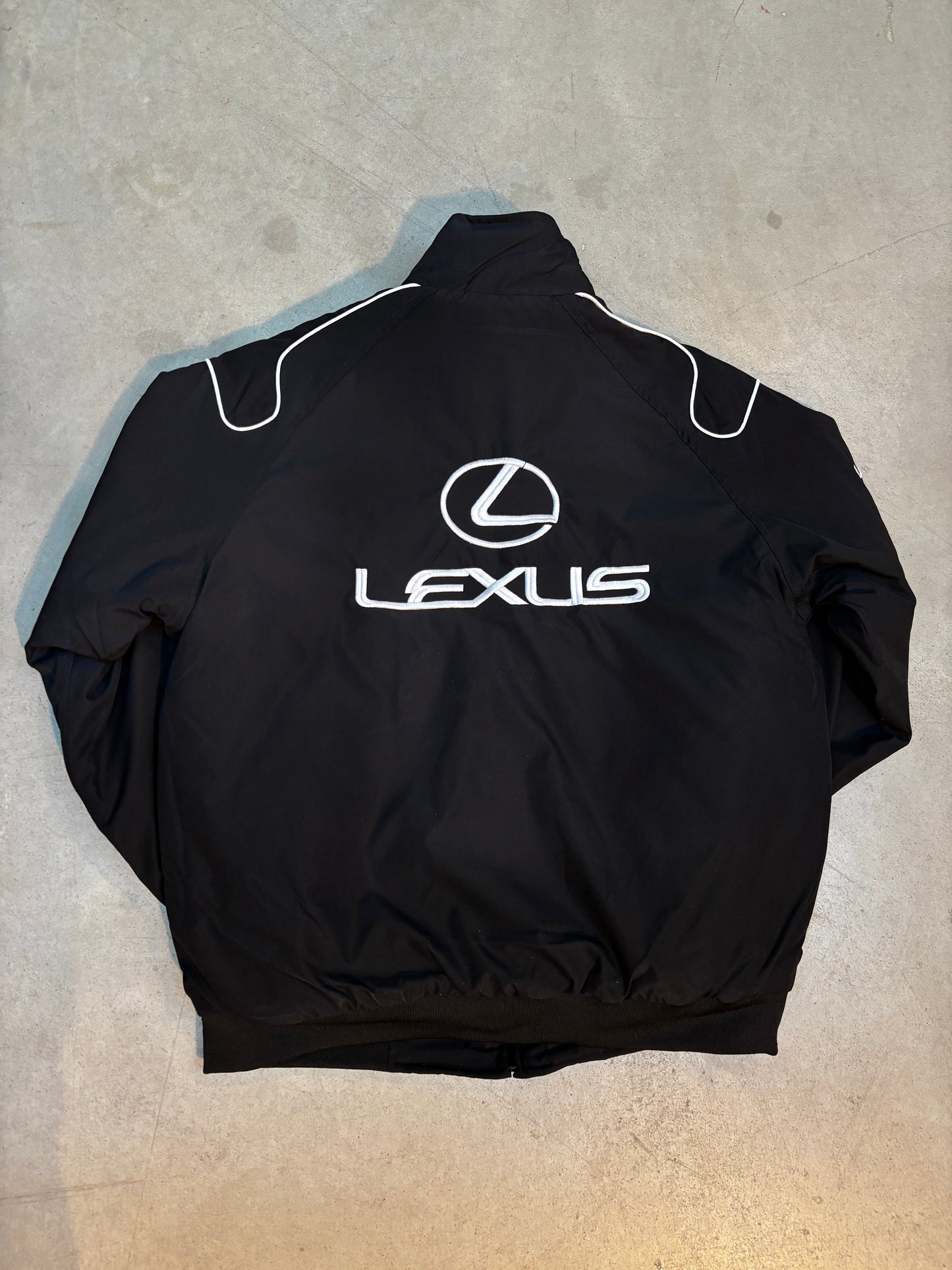 Y2K Unisex Black Lexus Vintage Racing Jacket