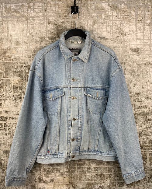 h.i.s Mens Light Washed Denim Jacket