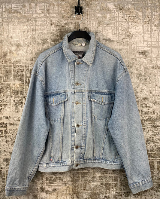 h.i.s Mens Light Washed Denim Jacket