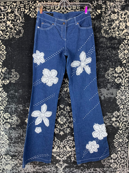 Womens Escada Vintage Hippie Jeans