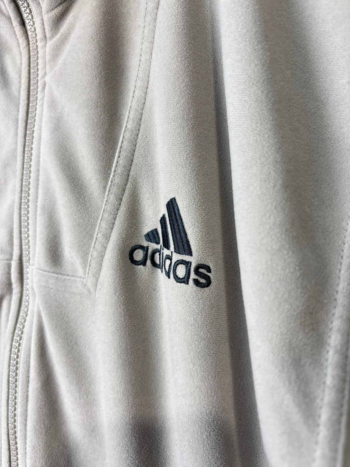Vintage Adidas Suede-Feel Track Jacket