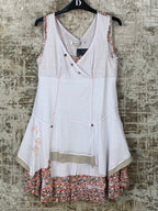 Women's Y2K  White Floral Dress