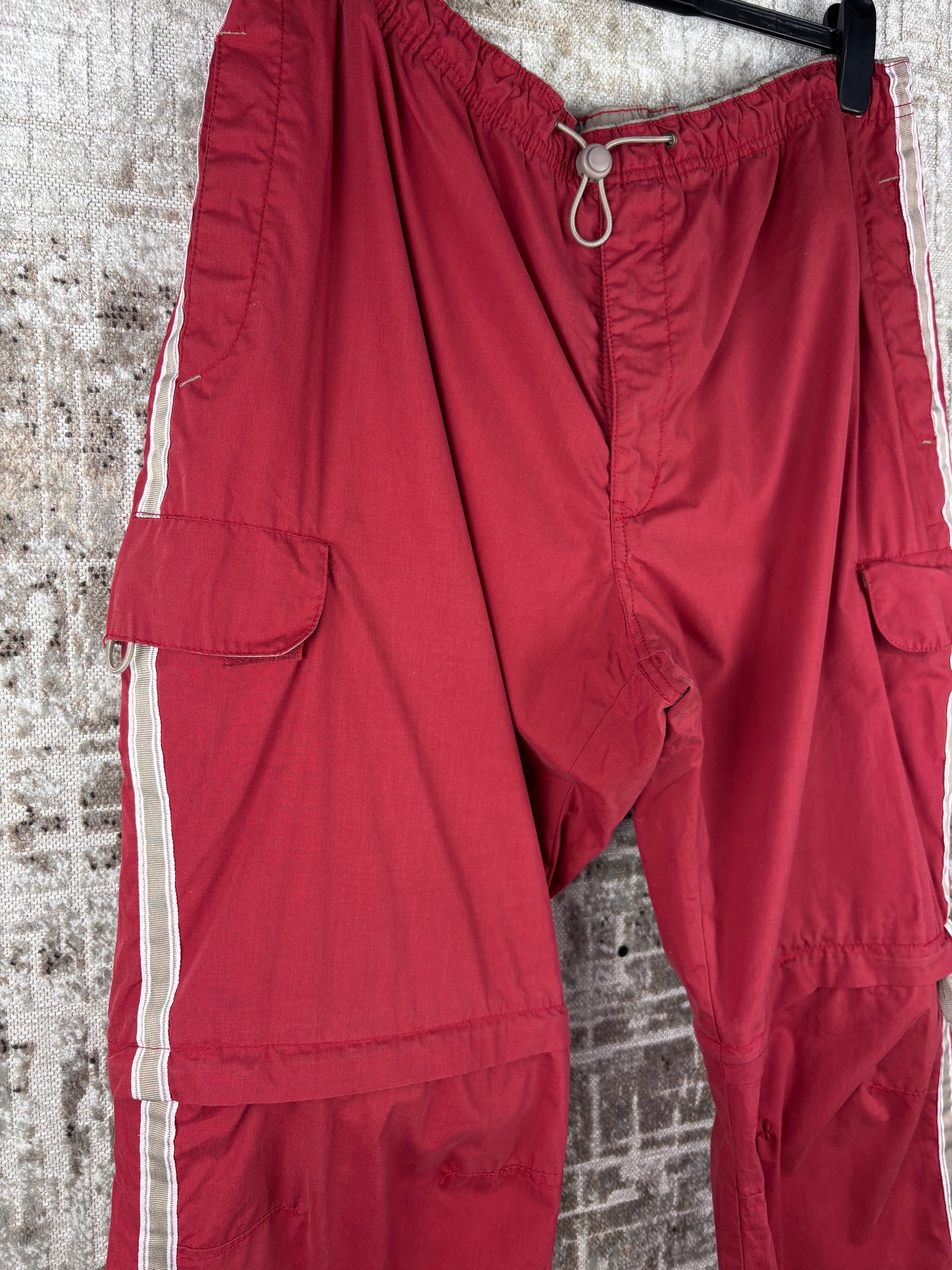 Men's Vintage Angelo Litrico Red Track Pants