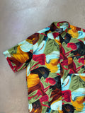 Vintage Otero Hernandez Multicolor Abstract Print Shirt