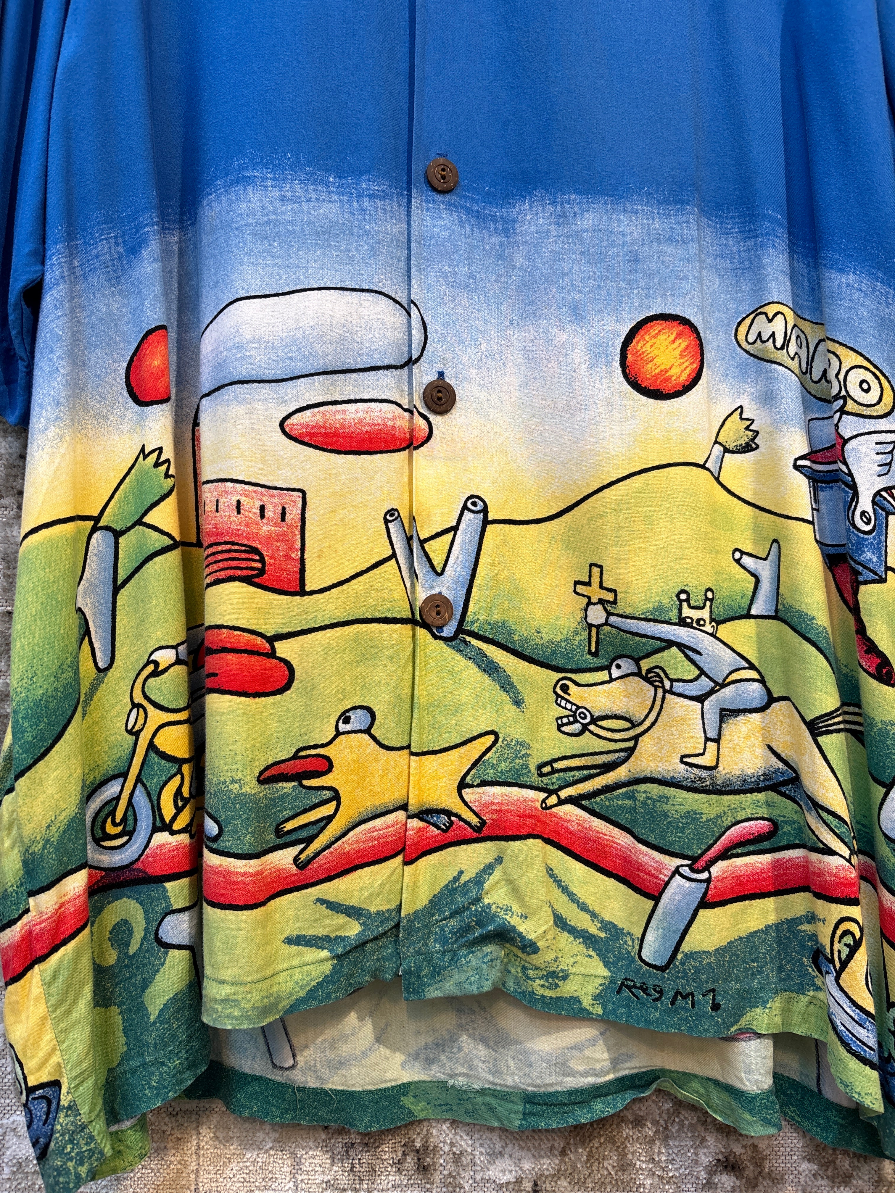 Mambo Loud Shirts Reg Mombassa Print Shirt
