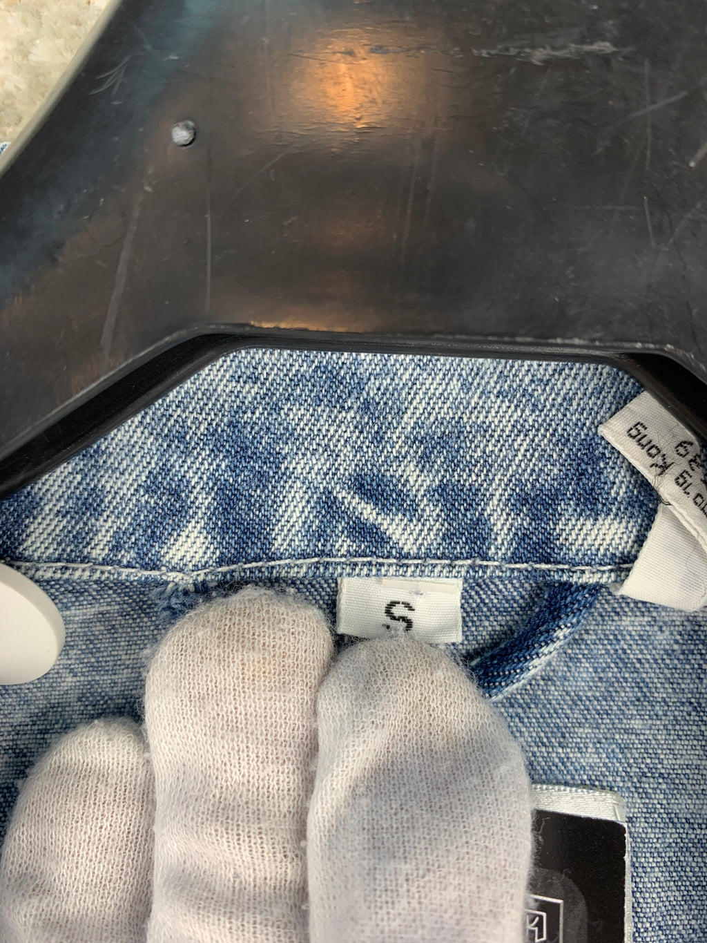 SMITHY'S Mens Light Washed Jean Jacket