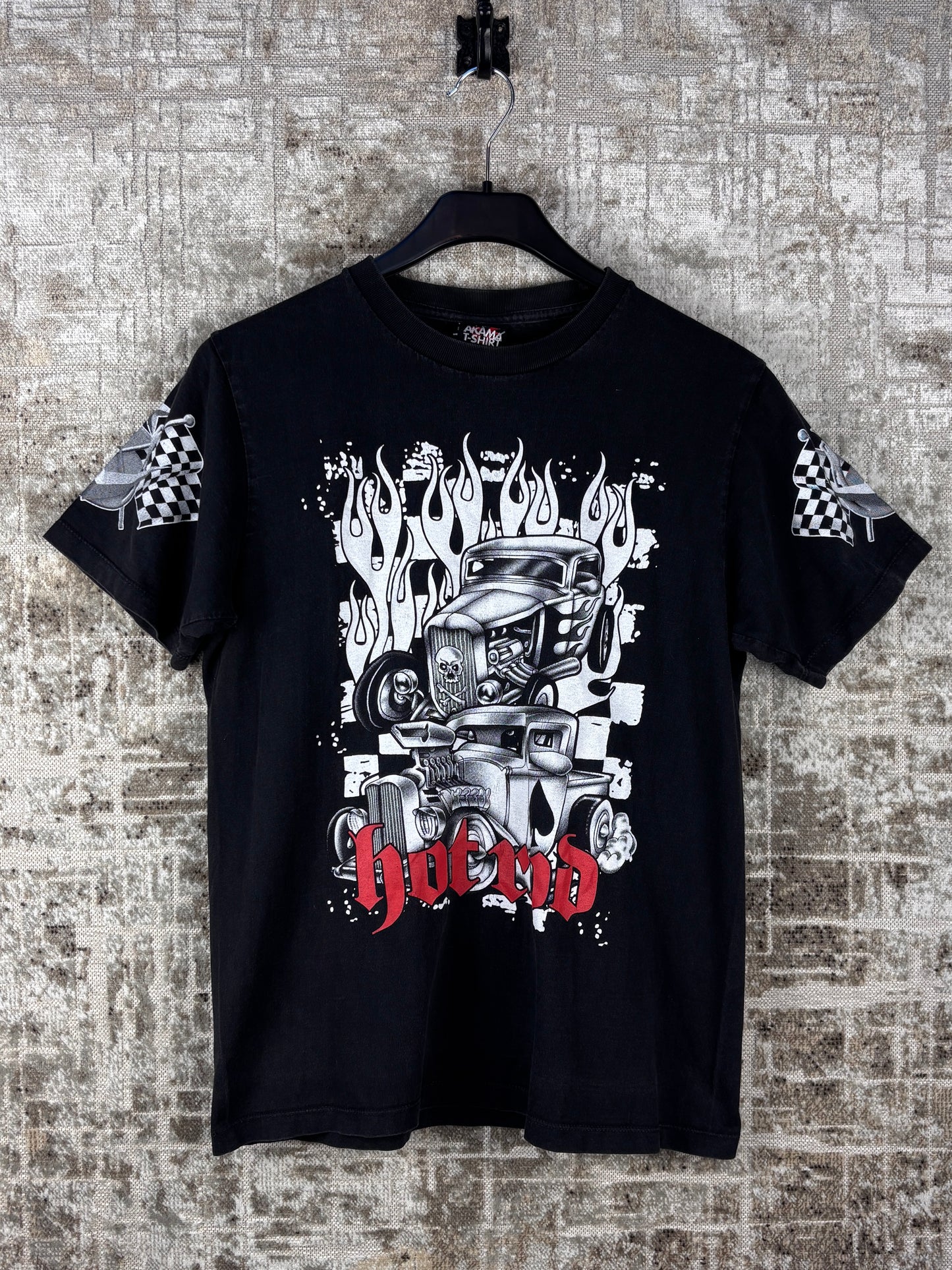 Mens Vintage Akama Hotrod Graphic T Shirt