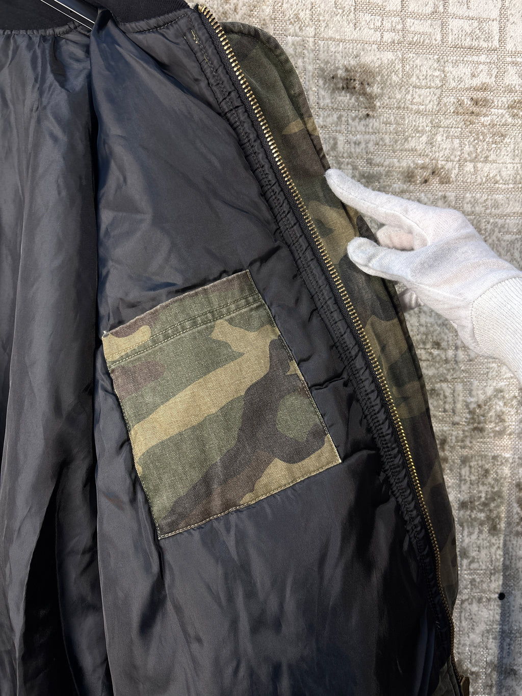 Vulcan Store Camo MA-1 Bomber Jacket
