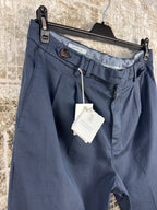 Brunello Cucinelli Navy Blue Trousers