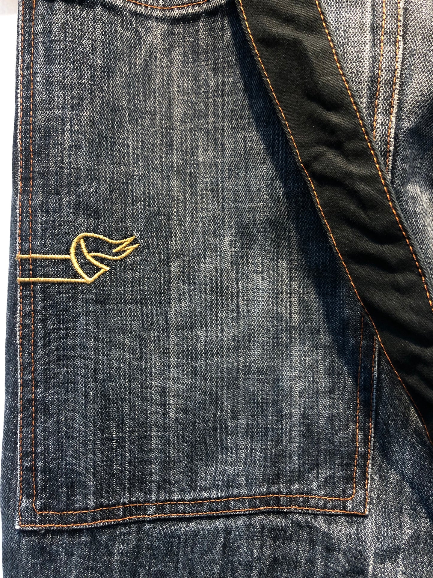 Vintage Y2K Jeans With Suspenders