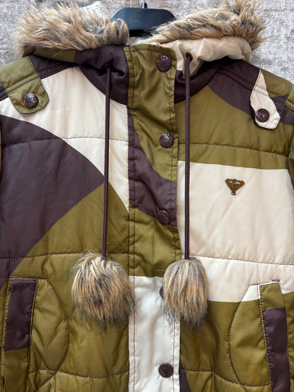 Roxy Y2K Colourblock Puffer Jacket