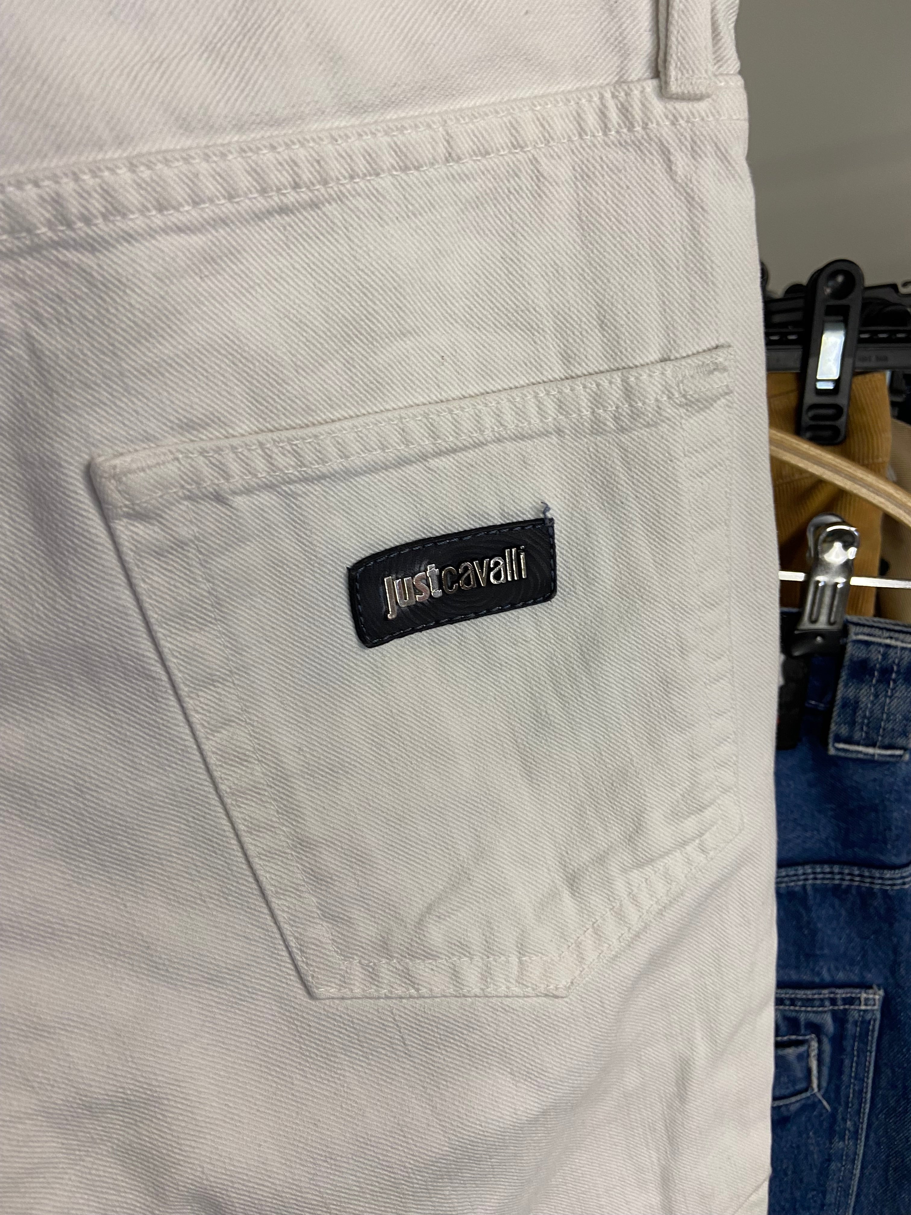 Vintage Just Cavalli White Jeans Mens 31 Straight