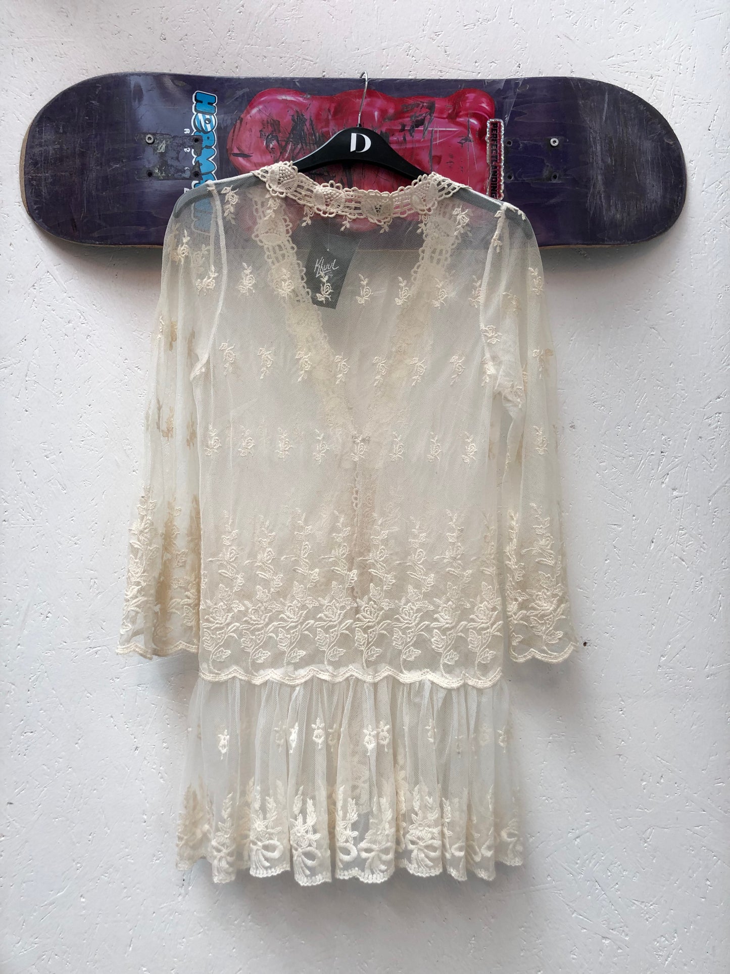 Romantic Sheer Lace Dress Top