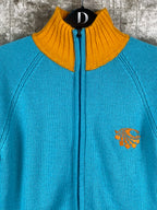 Womens Vintage Y2K Baby Blue Orange Oneill Jacket