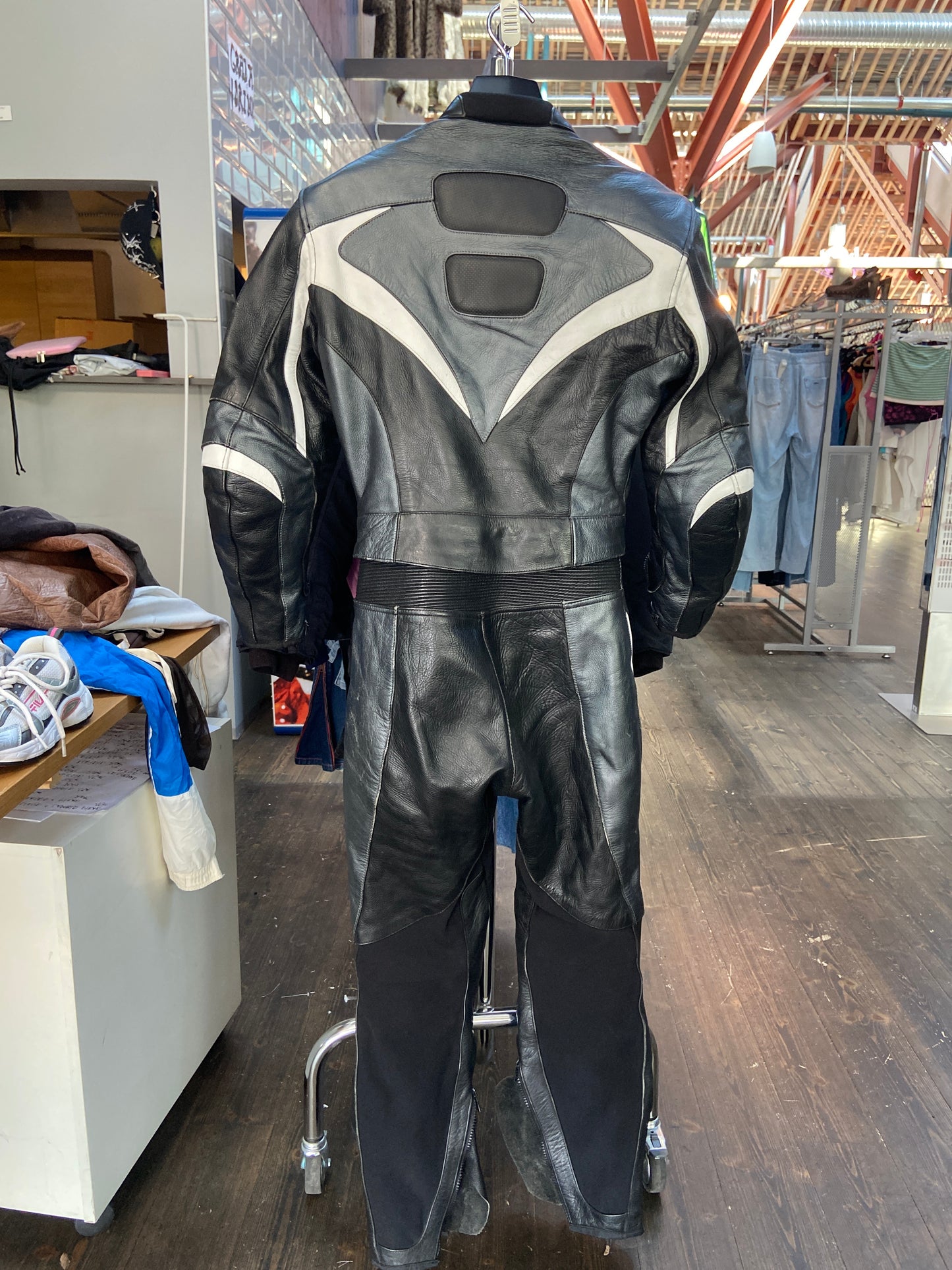 Leather Biker Suit