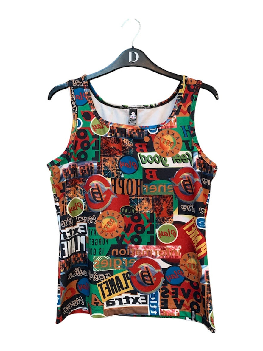 Women's Vintage Trigema Y2K Graphic Tank Top