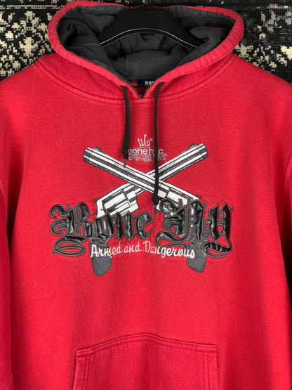 Men's Y2K Bone NYC Red Hoodie