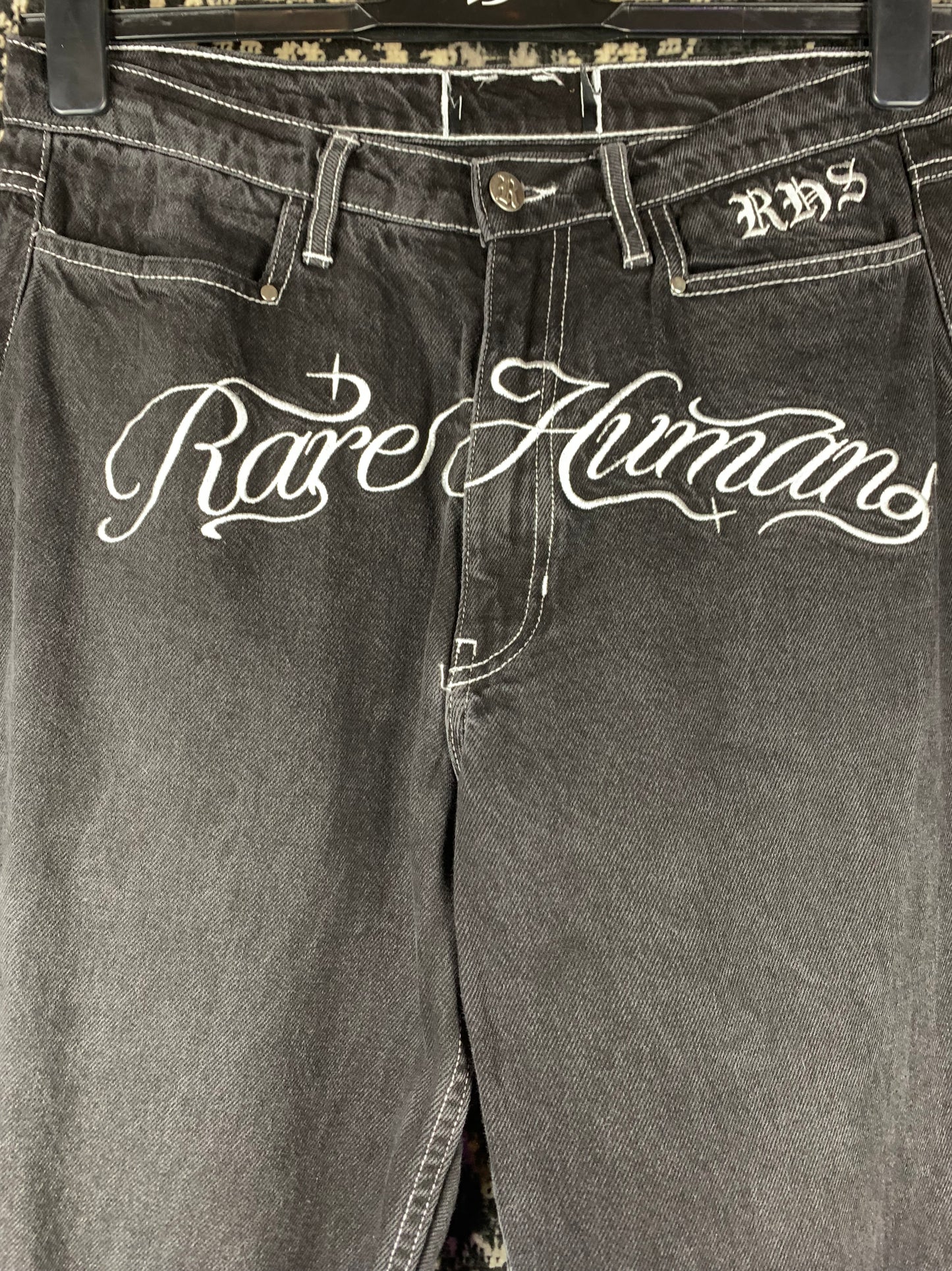 Mens Y2K Rare Humans Jeans