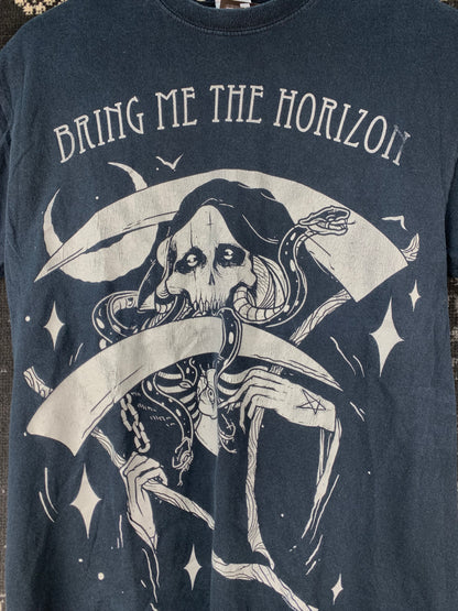 Bring Me The Horizon Navy Band Graphic T-Shirt