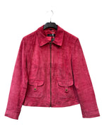 Saki Suede Zip Jacket