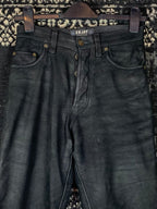 Vintage Women's Black Genuine Leather Pants