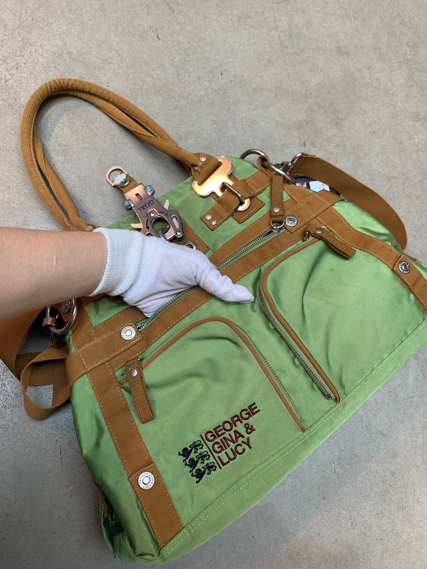 George Gina & Lucy "DOYOURTHING" Green Handbag